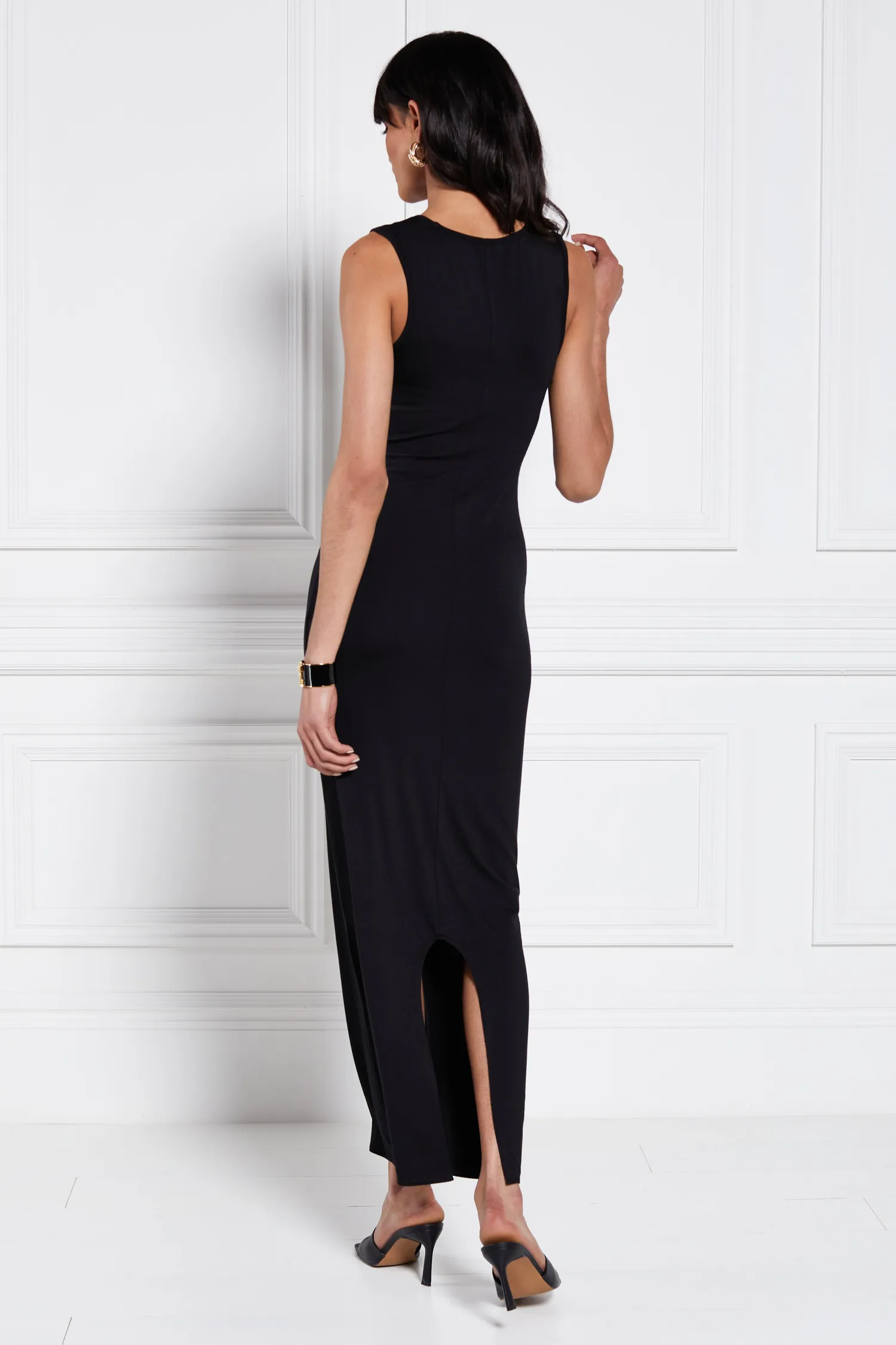 Fashion Jersey V-Neck Dress Women Dresses