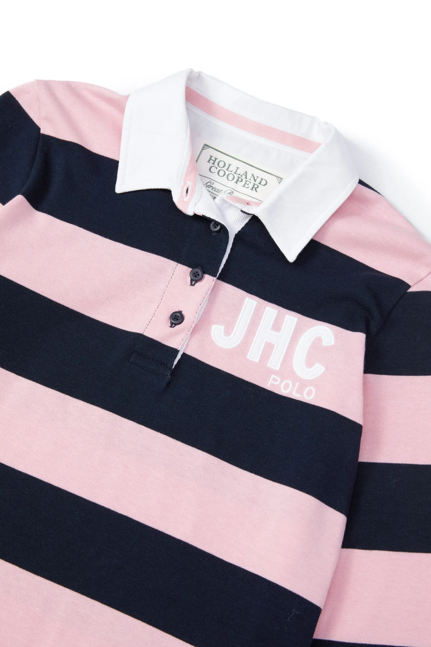 Clearance JHC Sweatshirt (Ink Navy Pale Pink) Women Polo Shirts & Tees|Polo Shirts