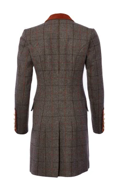 Best Kempton Coat (Mid Blue Check) Women Coats|Tailoring