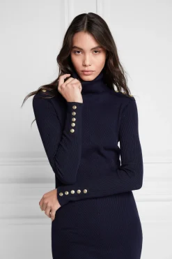 Clearance Kensington Jumper Dress (Ink Navy) Women Dresses