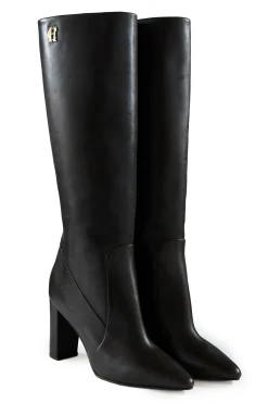 Online Kensington Knee Boot (Black Leather) Women Boots