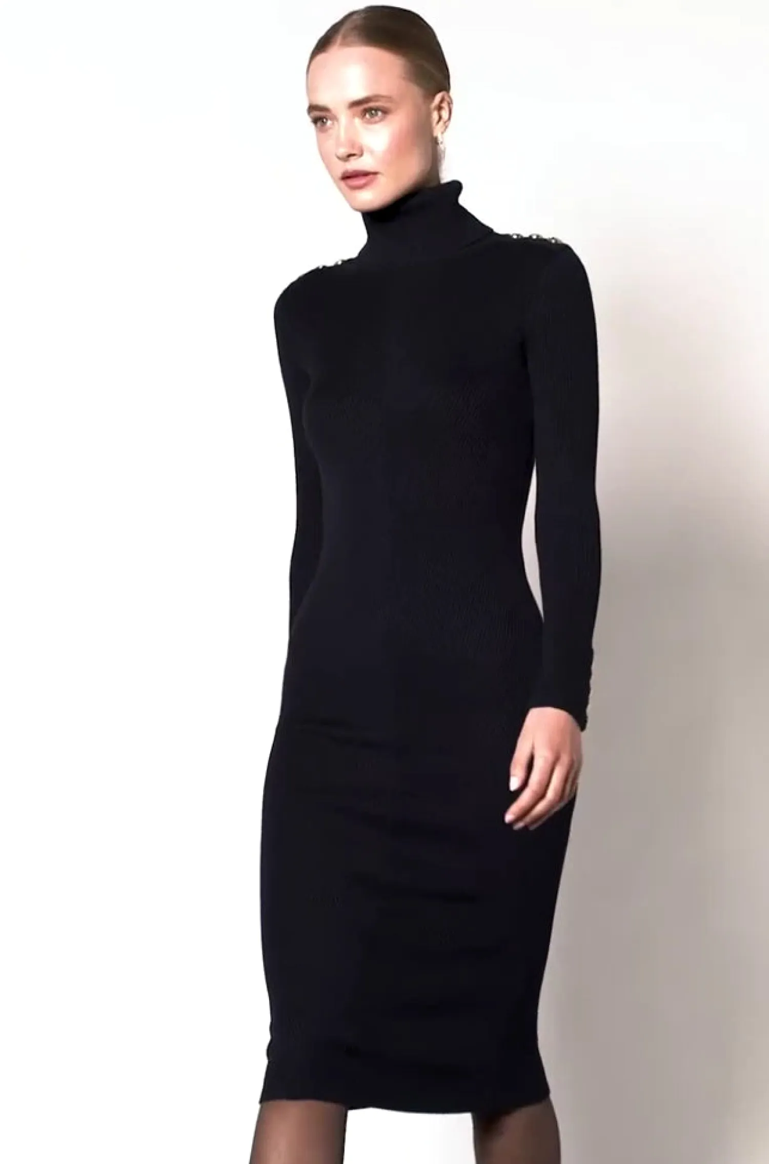New Kensington Midi Jumper Dress (Ink Navy) Women Dresses