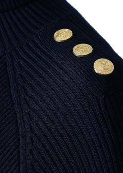 New Kensington Midi Jumper Dress (Ink Navy) Women Dresses