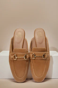 Hot Kingston Horse Bit Loafer (Tan Suede) Women Loafers