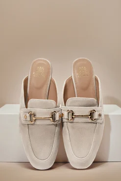 Hot Kingston Horse Bit Loafer (Taupe Suede) Women Loafers