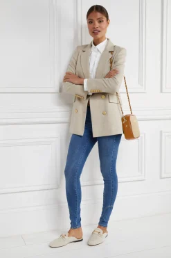 Hot Kingston Horse Bit Loafer (Taupe Suede) Women Loafers