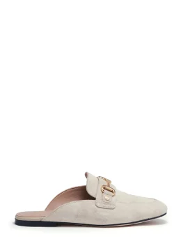Hot Kingston Horse Bit Loafer (Taupe Suede) Women Loafers