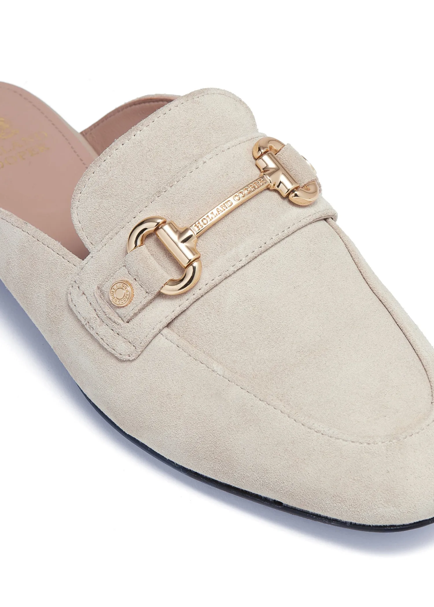 Hot Kingston Horse Bit Loafer (Taupe Suede) Women Loafers