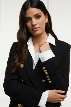 Best Knightsbridge Blazer (Black Linen) Women Blazers|Tailoring