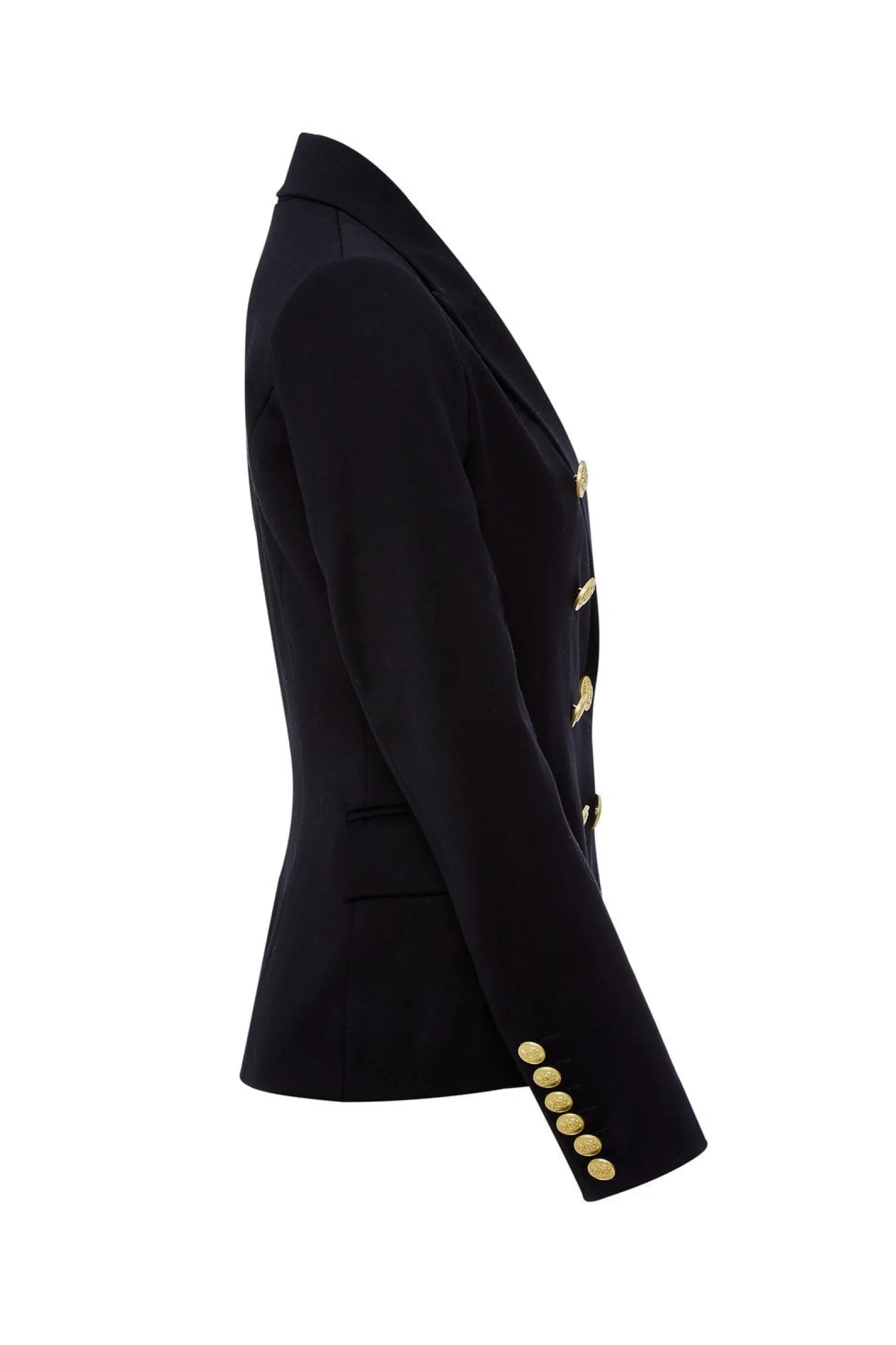 New Knightsbridge Blazer (Black Barathea) Women Court Shoe|Tailoring