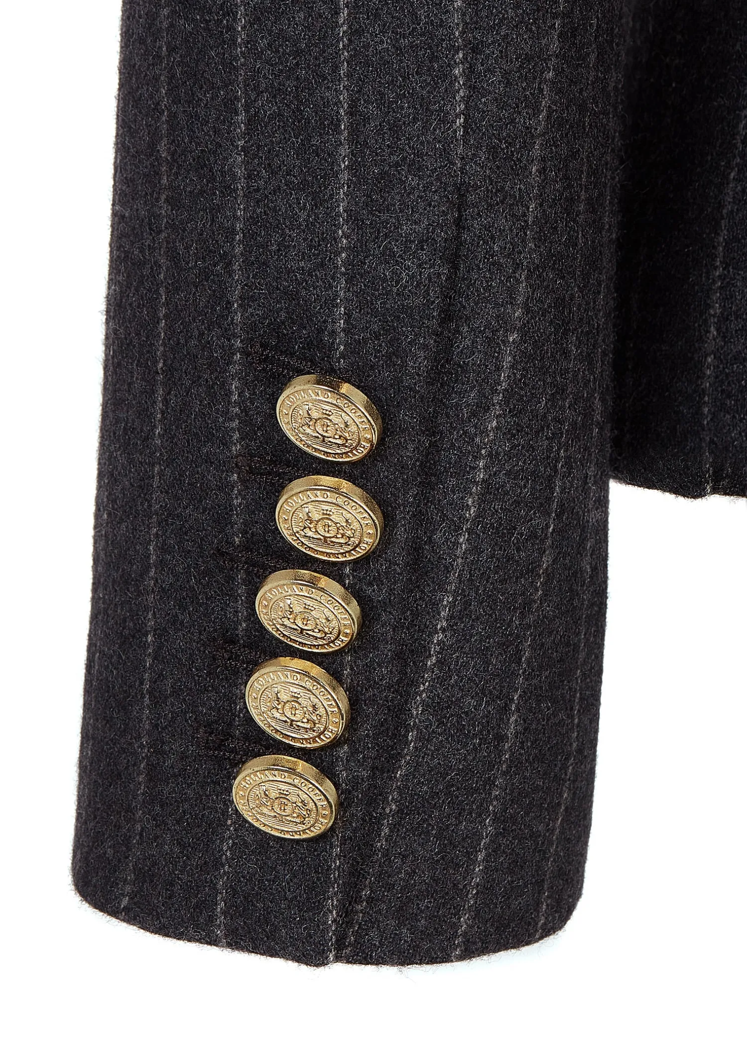 Best Knightsbridge Blazer (Charcoal Pinstripe) Women Blazers|Tailoring