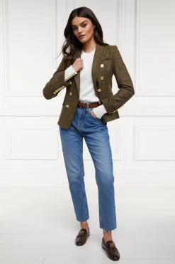 Hot Knightsbridge Blazer (Glen Green) Women Blazers|Tailoring
