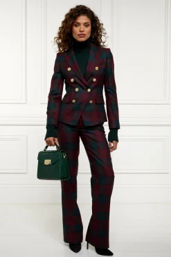 Hot Knightsbridge Blazer (Mulberry Tartan) Women Tailoring|Blazers