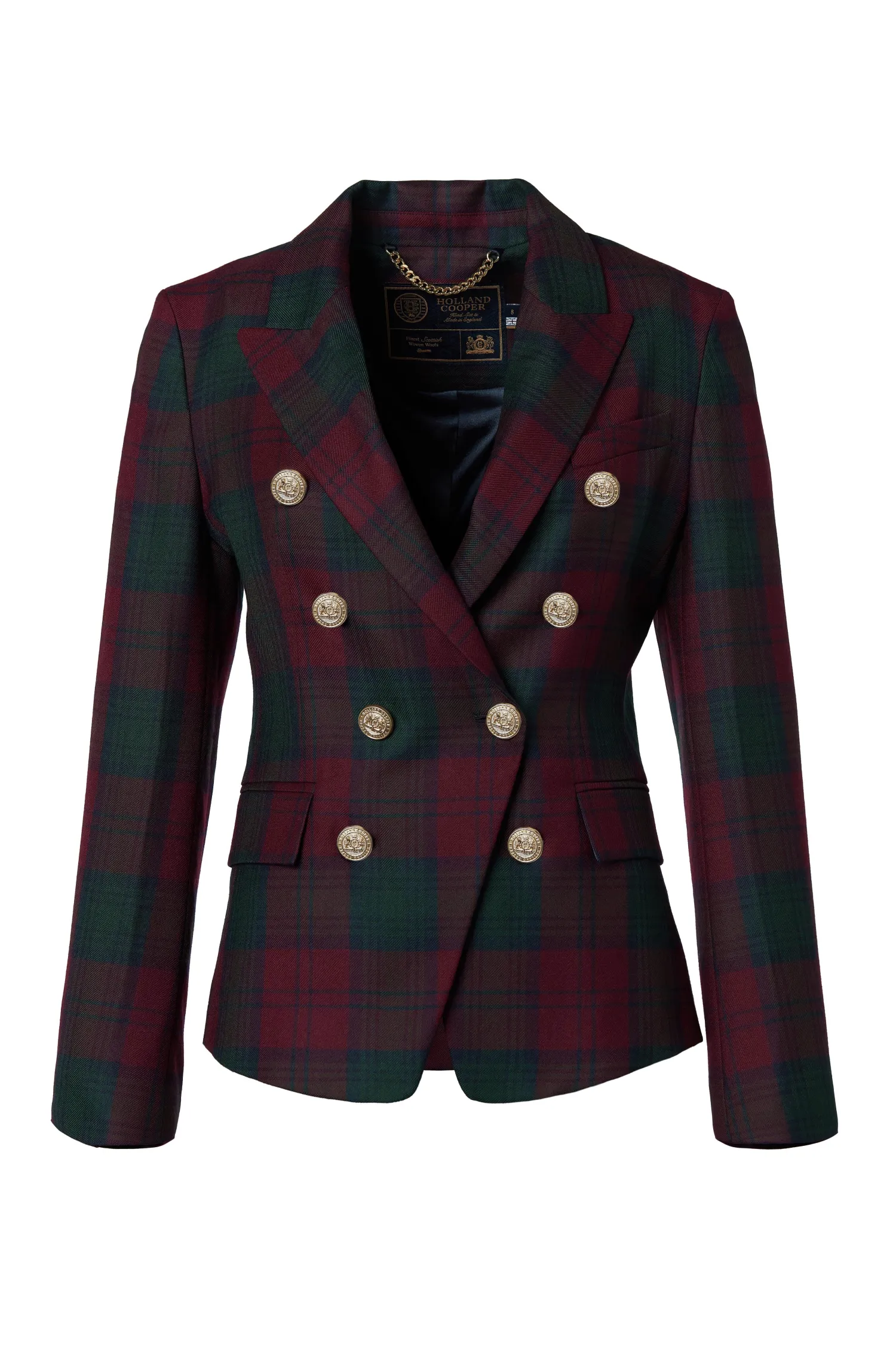 Hot Knightsbridge Blazer (Mulberry Tartan) Women Tailoring|Blazers