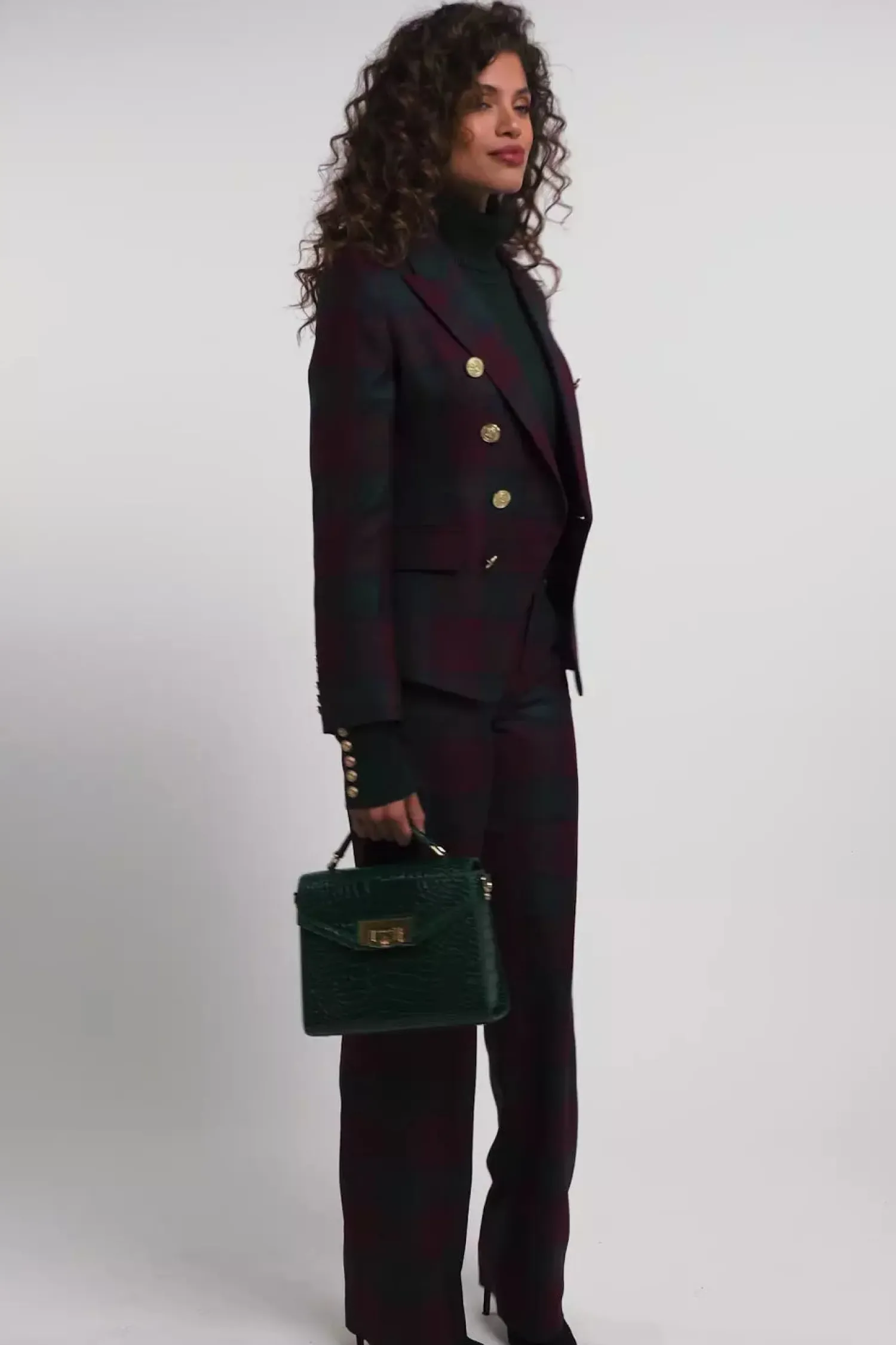 Hot Knightsbridge Blazer (Mulberry Tartan) Women Tailoring|Blazers