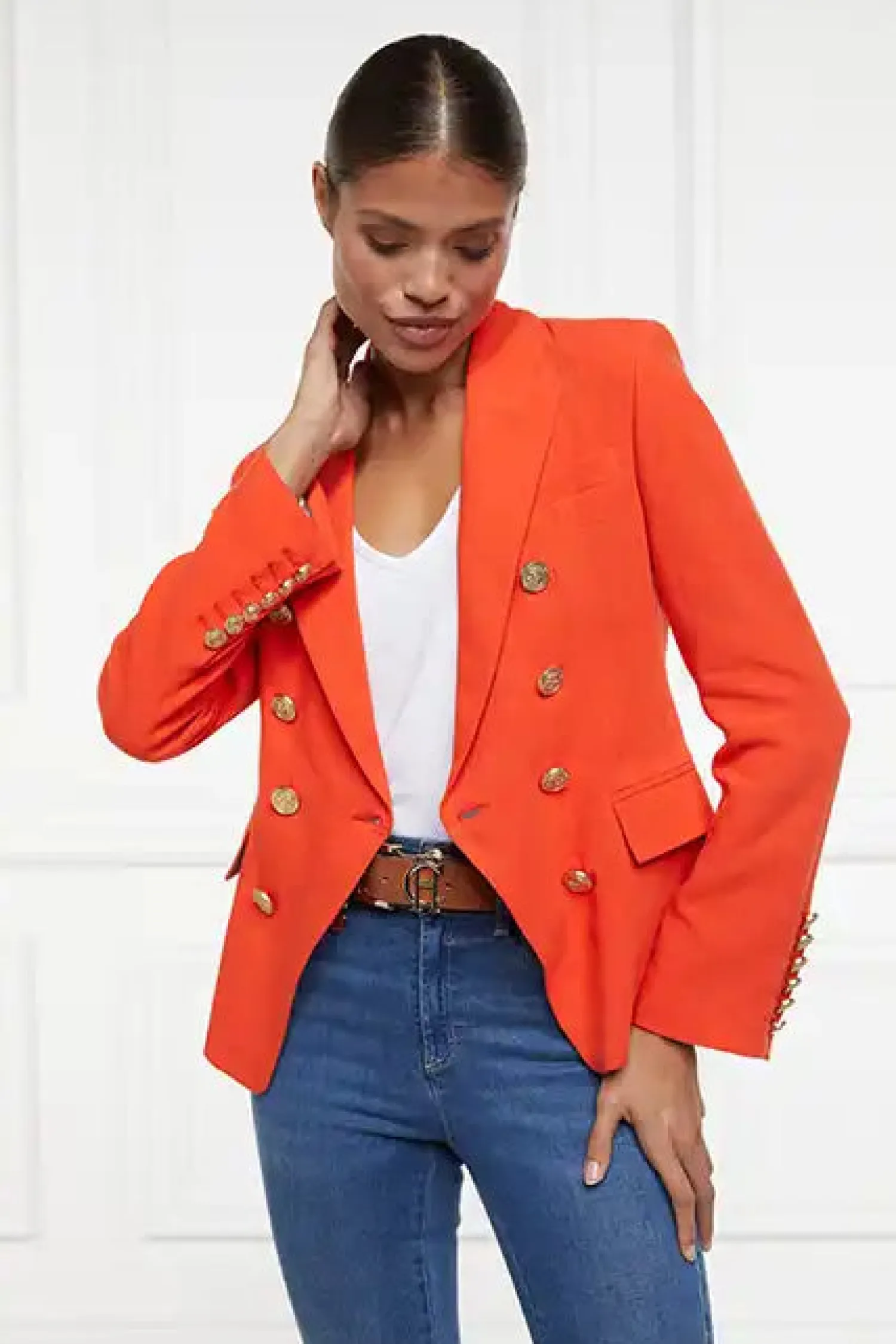 Discount Knightsbridge Blazer (Neroli Linen) Women Tailoring|Blazers