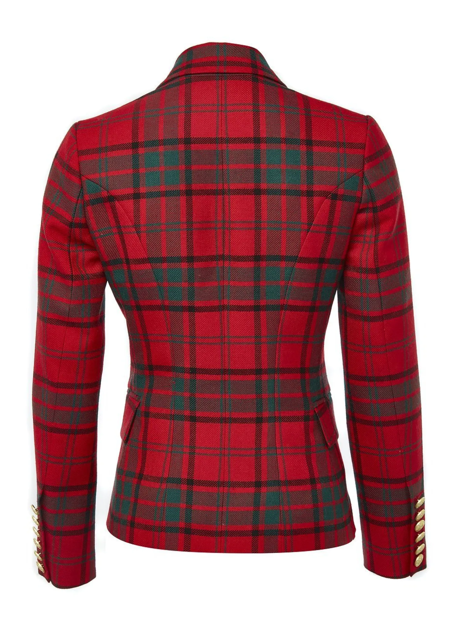 Outlet Knightsbridge Blazer (Red Tartan) Women Blazers|Tailoring