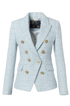 Discount Knightsbridge Blazer (Sky Blue Boucle) Women Tailoring|Blazers