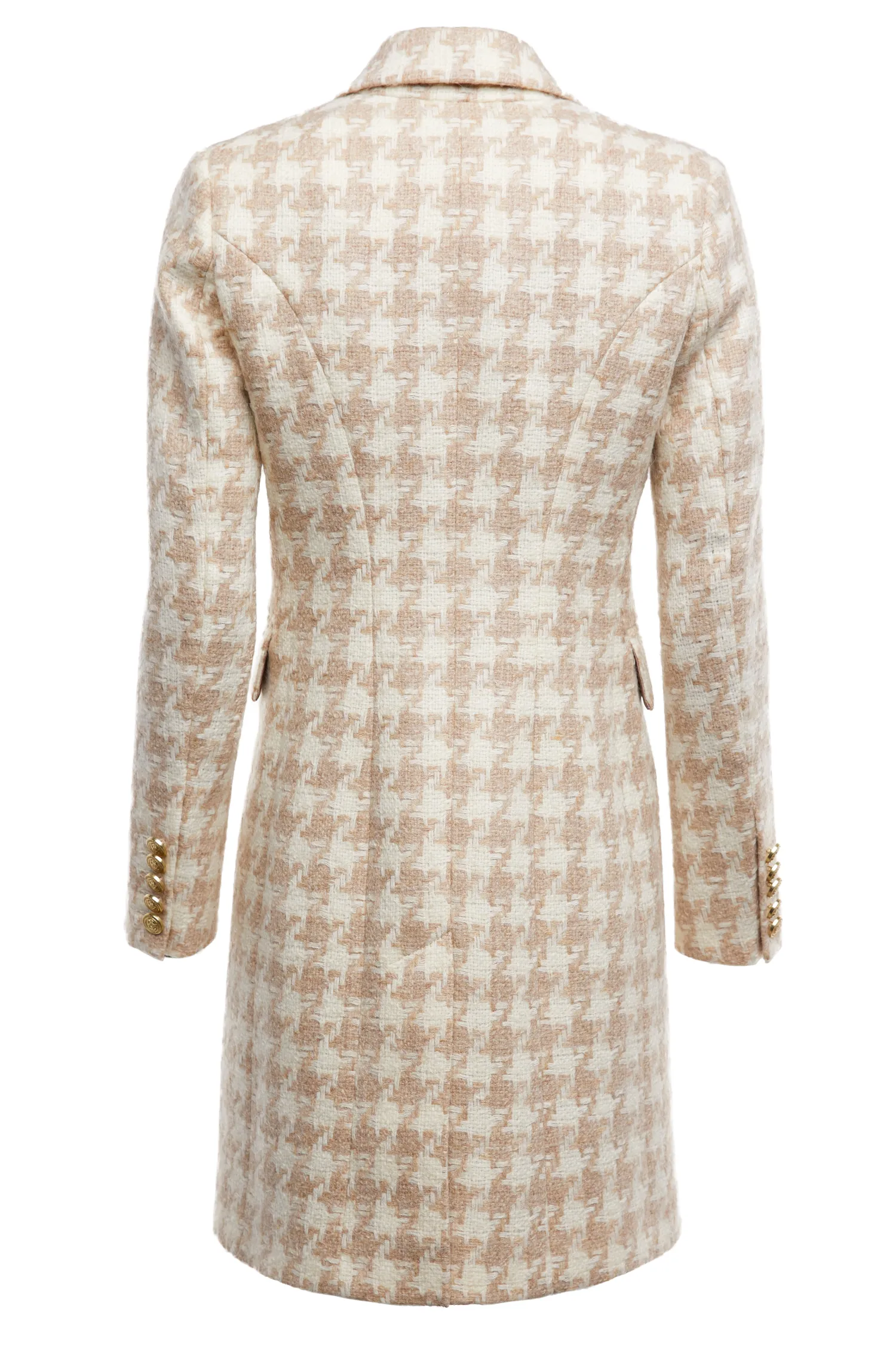 Discount Knightsbridge Coat (Camel Houndstooth) Women Coats|Tailoring
