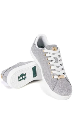 Outlet Knightsbridge Crystal Trainer (Silver Crystal) Women Trainers