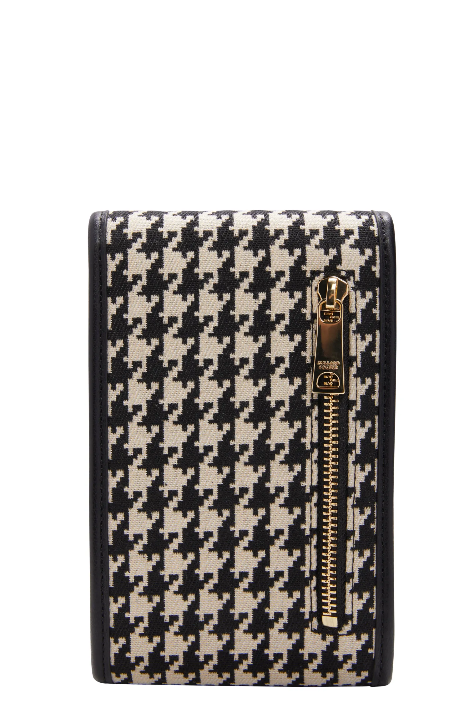Sale Knightsbridge Phone Pouch (Ecru Houndstooth) Women Crossbody Bags|Clutch Bags