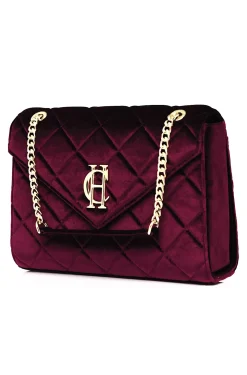 Best Knightsbridge Shoulder Bag (Merlot Velvet) Women Shoulder Bags|Bags