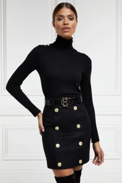 Outlet Knightsbridge Skirt (Soft Black) Women Skirts|Tailoring