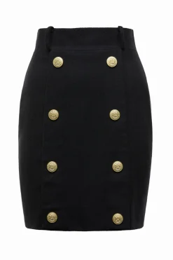 Outlet Knightsbridge Skirt (Soft Black) Women Skirts|Tailoring
