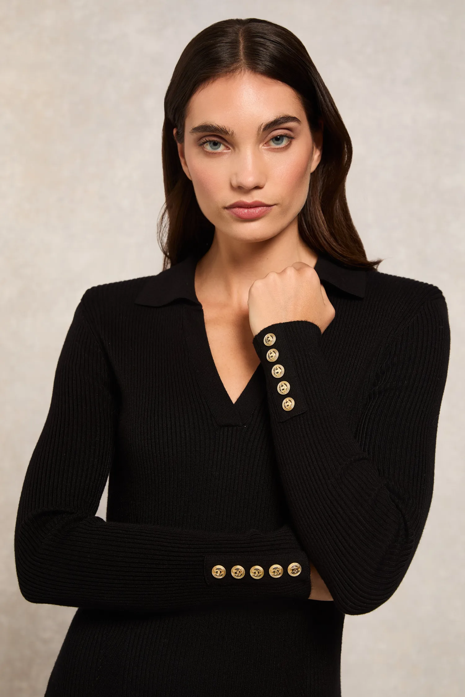 Online Knitted Shirt Dress Women Dresses
