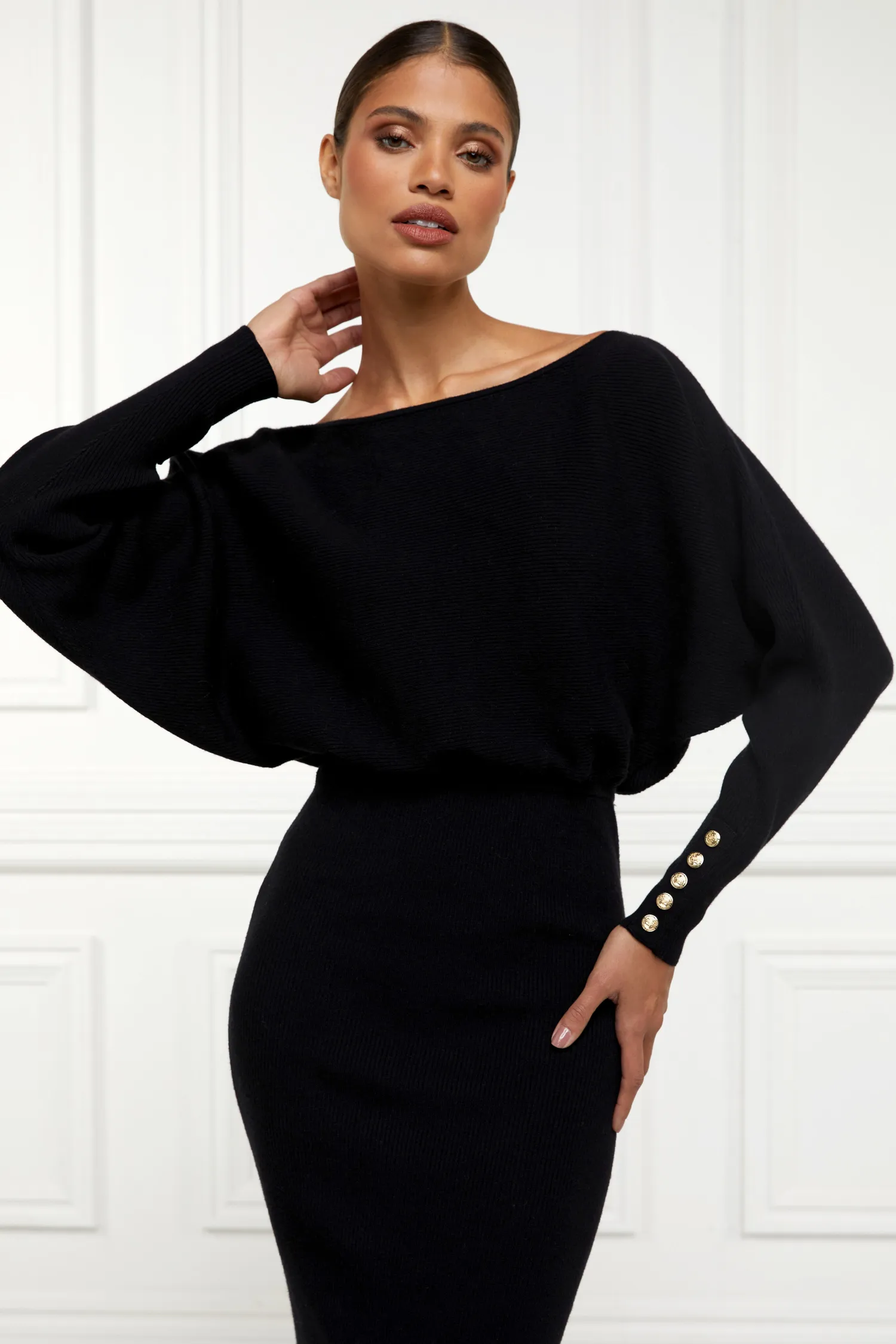 Discount Leyla Knitted Dress Women Dresses