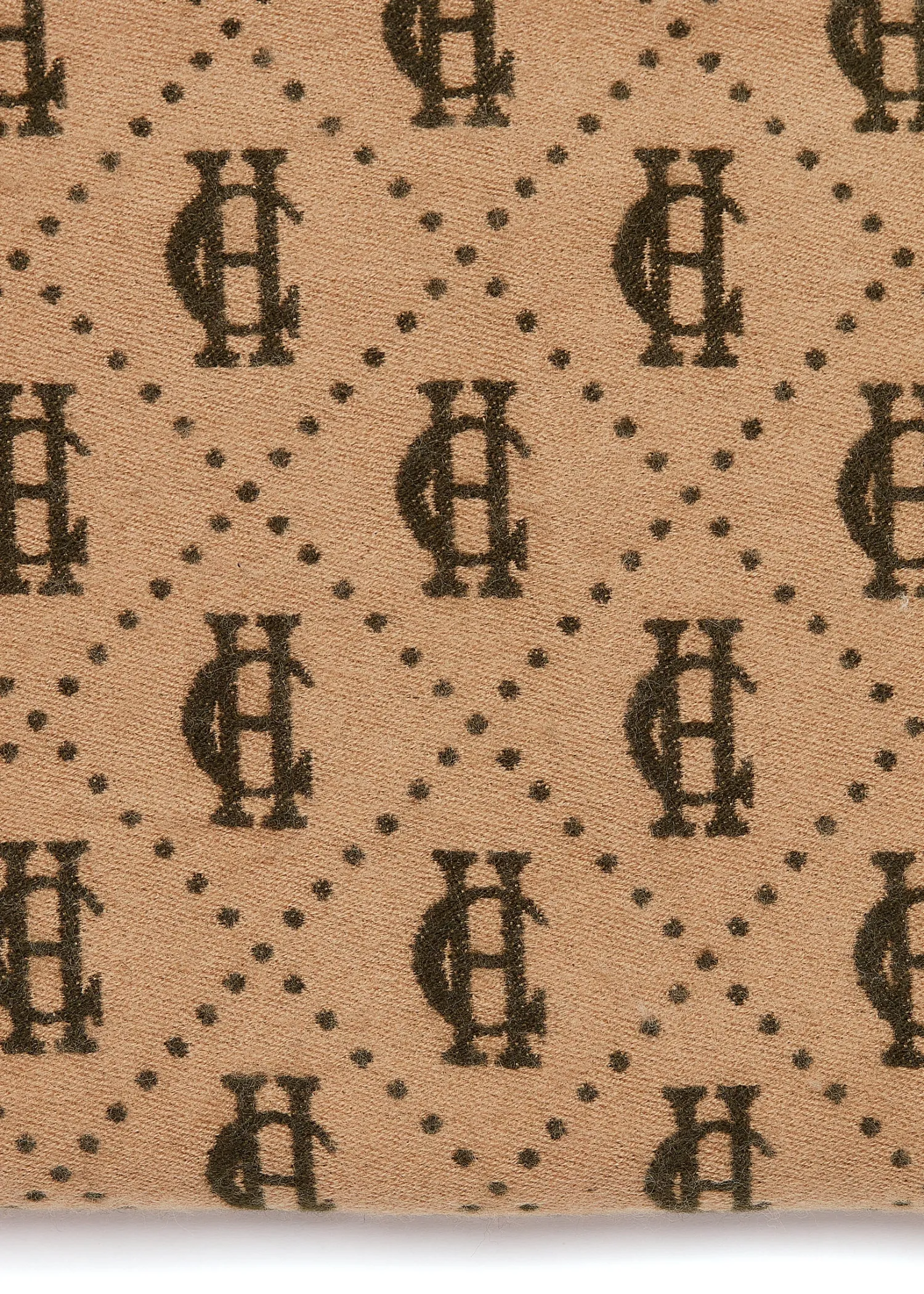 New Lightweight Monogram Scarf (Light Camel Forest Green) Women Scarves|Scarves