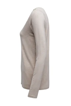 Discount Long Sleeve V-Neck Tee Women Tees|Tops