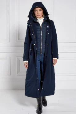 Best Longline Training Coat (Ink Navy) Women Coats|Coats