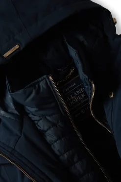 Best Longline Training Coat (Ink Navy) Women Coats|Coats