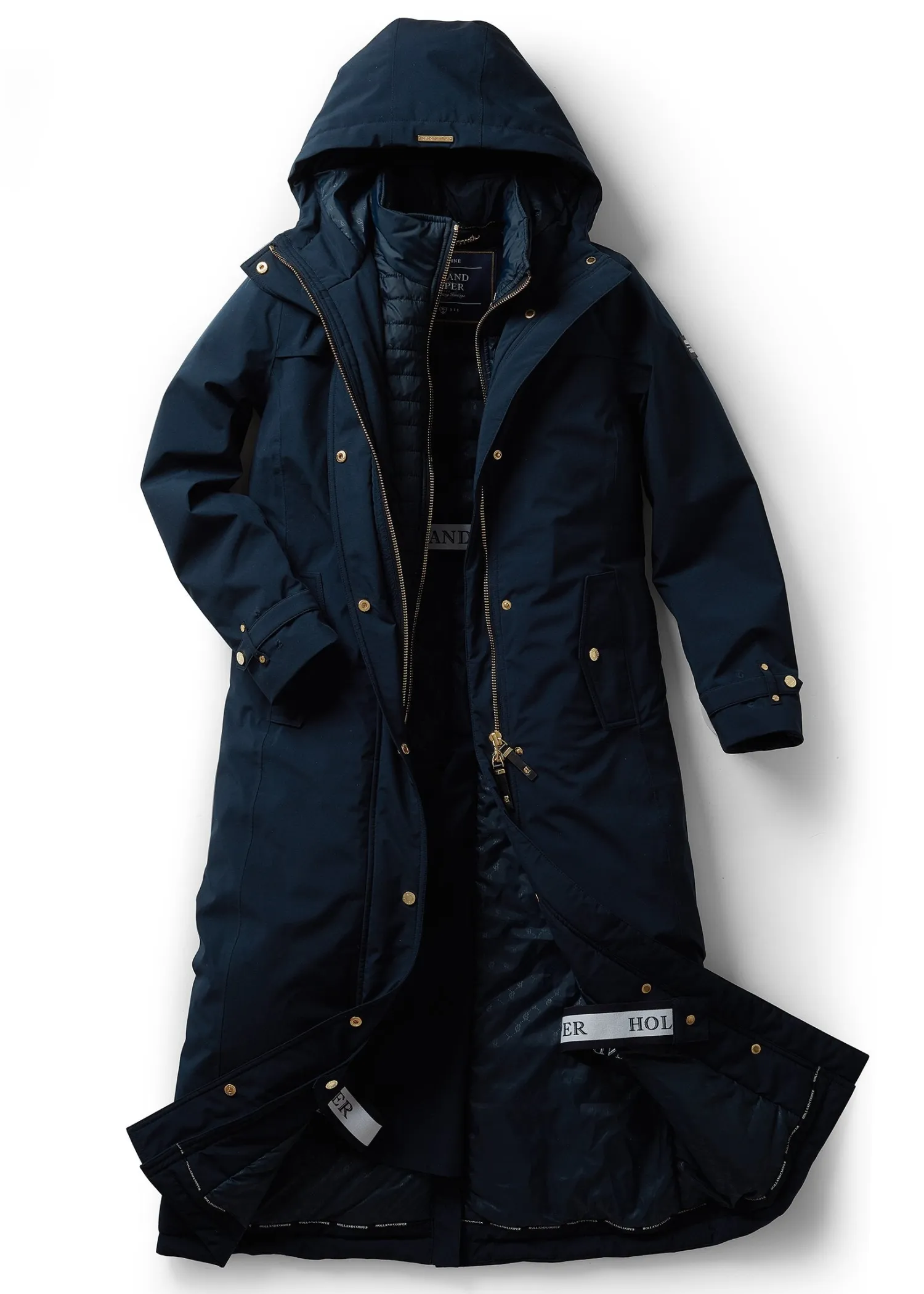 Best Longline Training Coat (Ink Navy) Women Coats|Coats