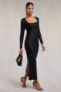 Online Lottie Bandage Dress (Black Foil) Women Dresses