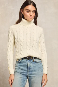 Outlet Lucia Roll Neck Knit Women Knitwear