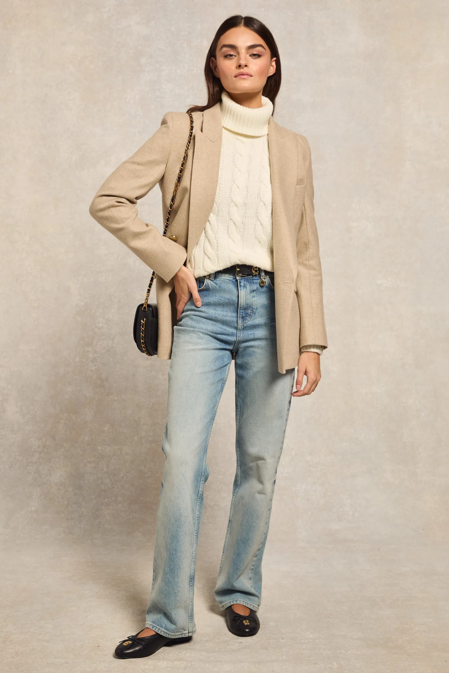 Outlet Lucia Roll Neck Knit Women Knitwear