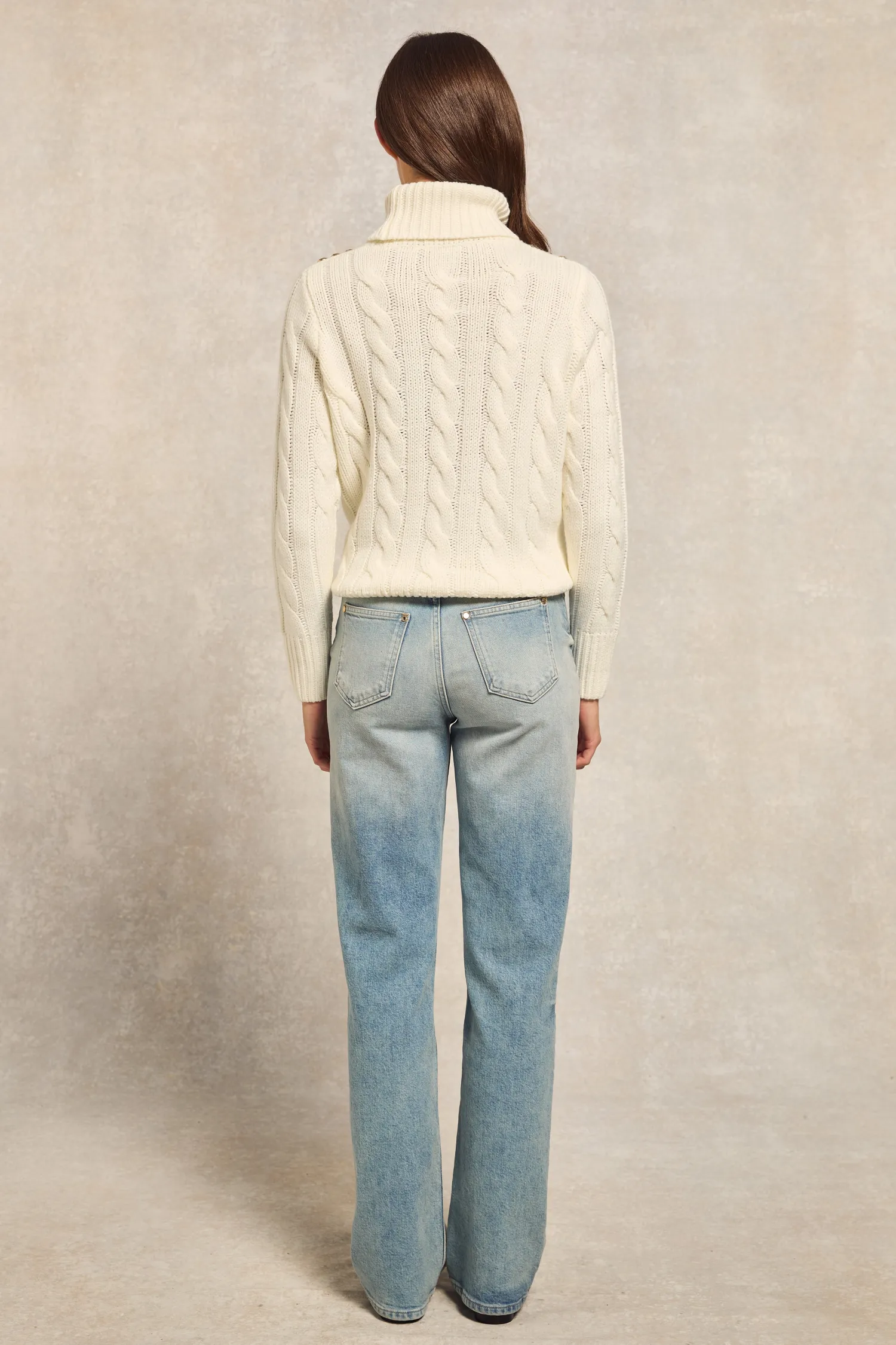 Outlet Lucia Roll Neck Knit Women Knitwear