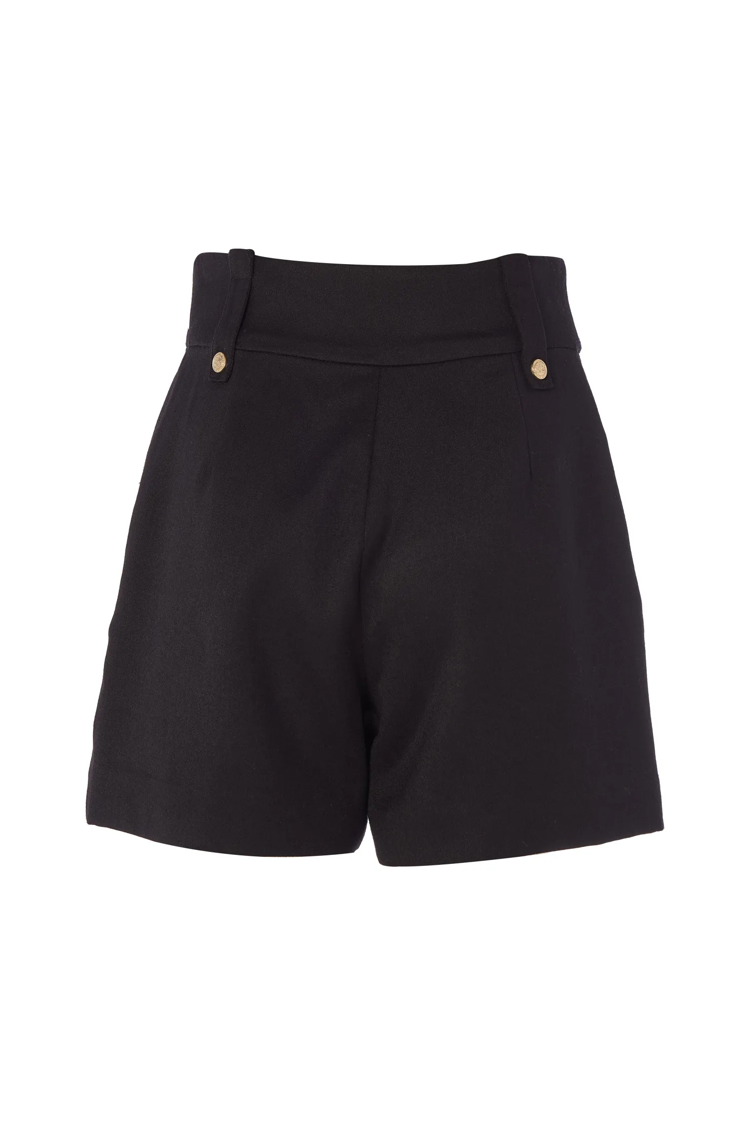 Outlet Luxe Tailored Short (Black Barathea) Women Shorts|Tailoring