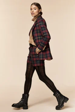 Outlet Luxe Tailored Short (Logan Tartan) Women Shorts|Tailoring