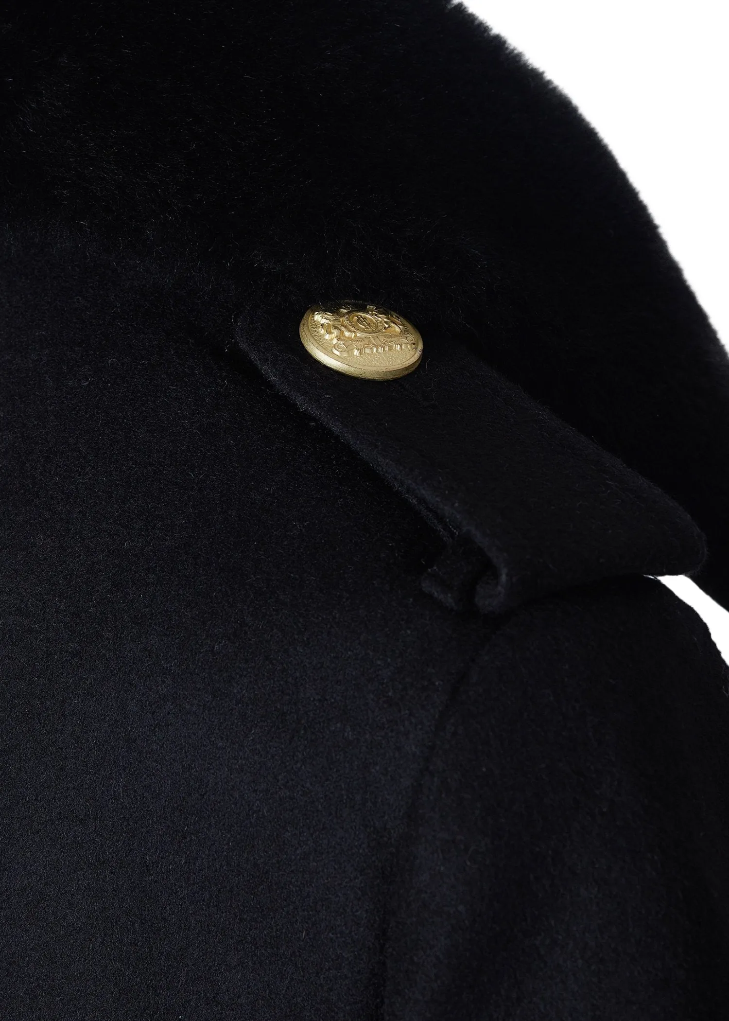 Best Marlborough Shearling Trench Coat (Soft Black) Women Trench Coats|Coats