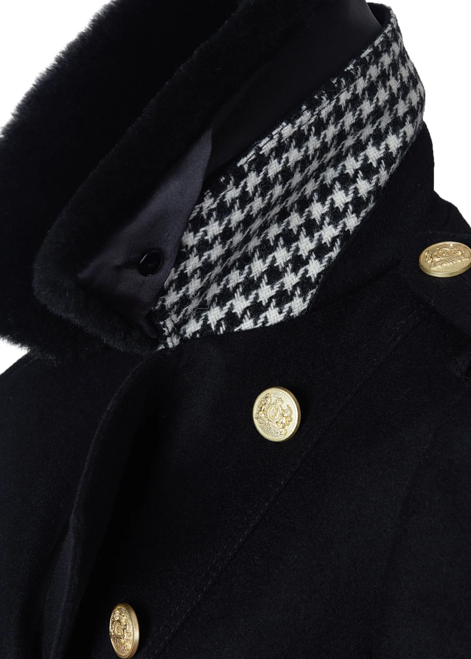 Best Marlborough Shearling Trench Coat (Soft Black) Women Trench Coats|Coats