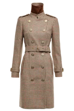 Online Marlborough Trench Coat (Charlton Tweed) Women Trench Coats|Coats