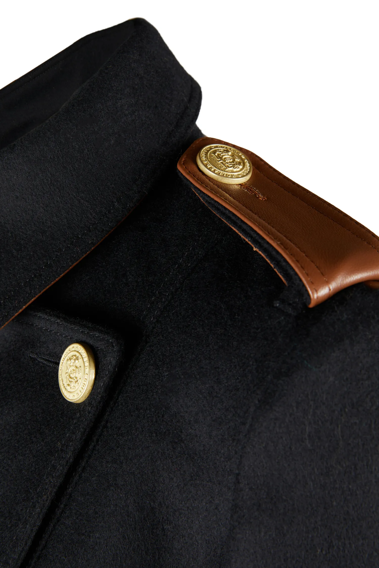 Online Marlborough Trench Coat (Soft Black Tan) Women Trench Coats|Coats