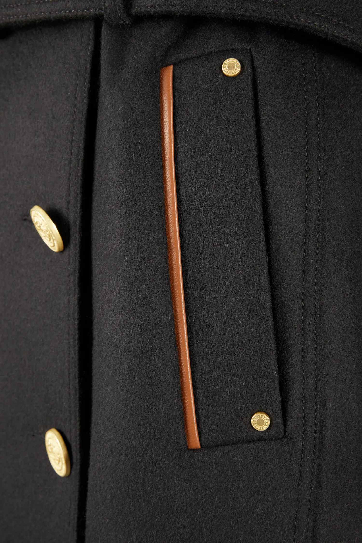 Online Marlborough Trench Coat (Soft Black Tan) Women Trench Coats|Coats