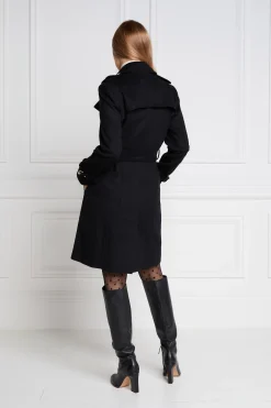 Hot Marlborough Trench Coat (Soft Black) Women Trench Coats|Coats