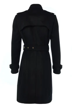 Hot Marlborough Trench Coat (Soft Black) Women Trench Coats|Coats