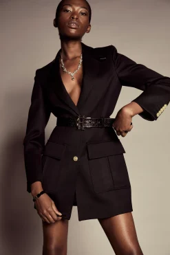 Discount Mayfair Blazer (Black Twill) Women Blazers|Tailoring