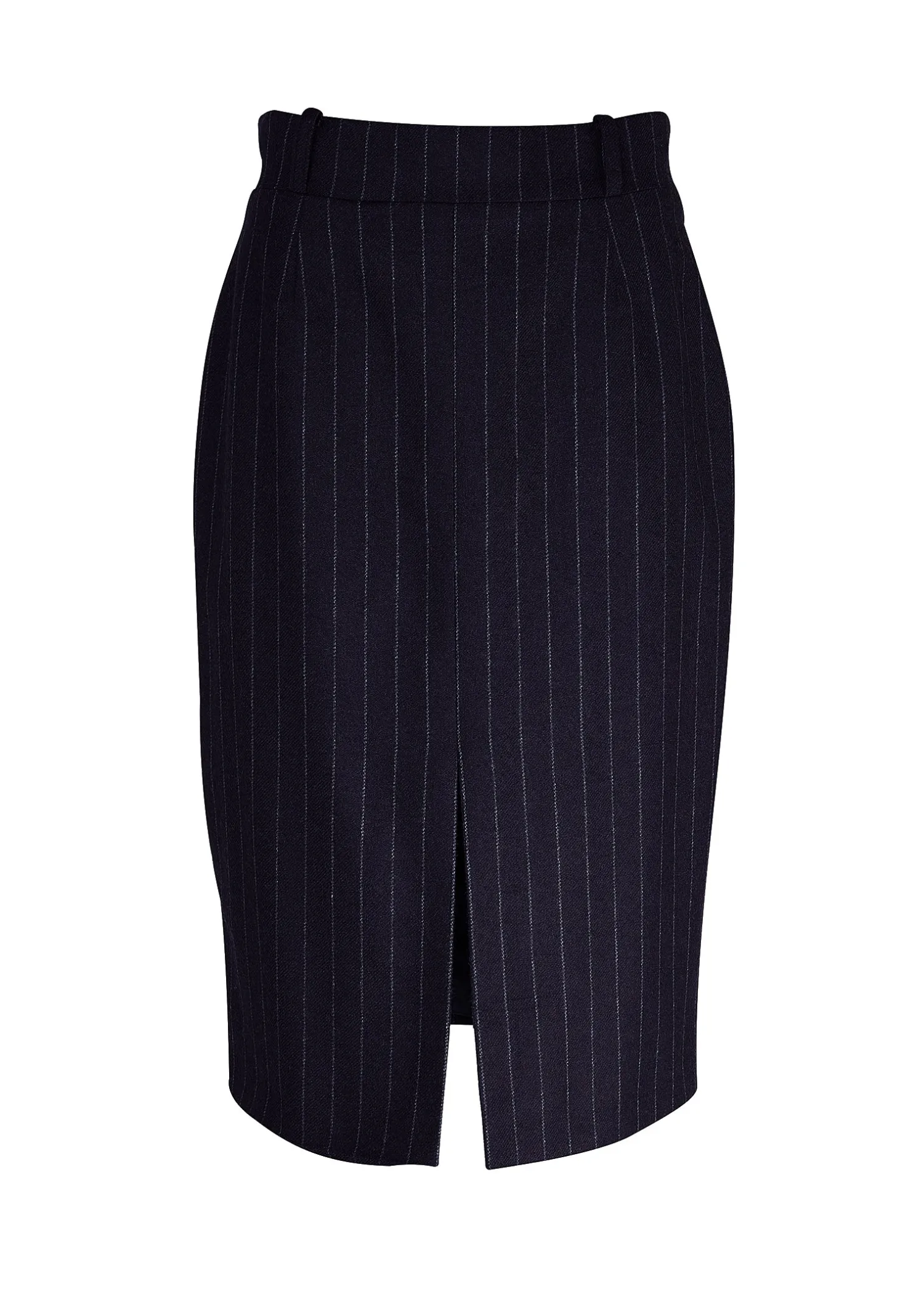 Outlet Mayfair Pencil Skirt (Navy Chalk Pinstripe) Women Briefcase|Skirts